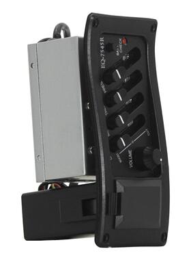吉他四段均衡器EQ-7545R民谣木吉他改装电箱琴均衡器电吉他拾音器