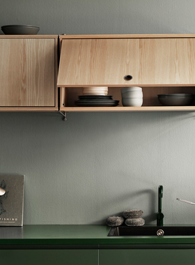 瑞典String System墙上置物架小户型配件零件自由搭定制柜门柜子