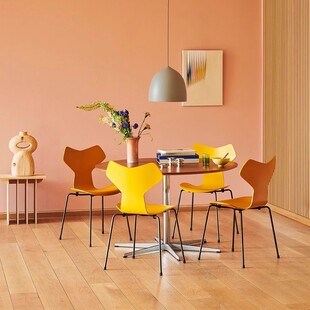 丹麦进口 Fritz Hansen Grand Prix餐椅书椅 北欧经典