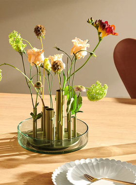 丹麦Fritz Hansen Ikeru花瓶传统花道手作玻璃花盆居家饰品摆件