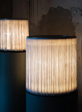 丹麦GUBI MODEL 597台灯创意落地灯流苏复古风落地灯摆件氛围极简