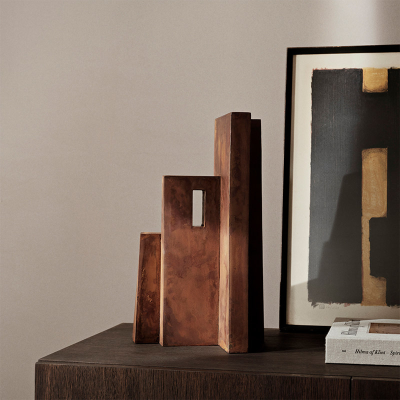 Ferm Living Aperture Sculpture 金属摆件装饰室内艺术风格雕塑