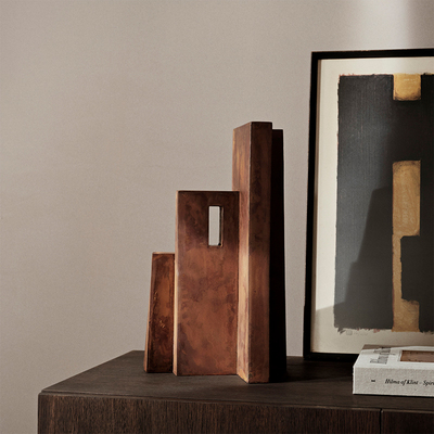 Ferm Living Aperture Sculpture 金属摆件装饰室内艺术风格雕塑