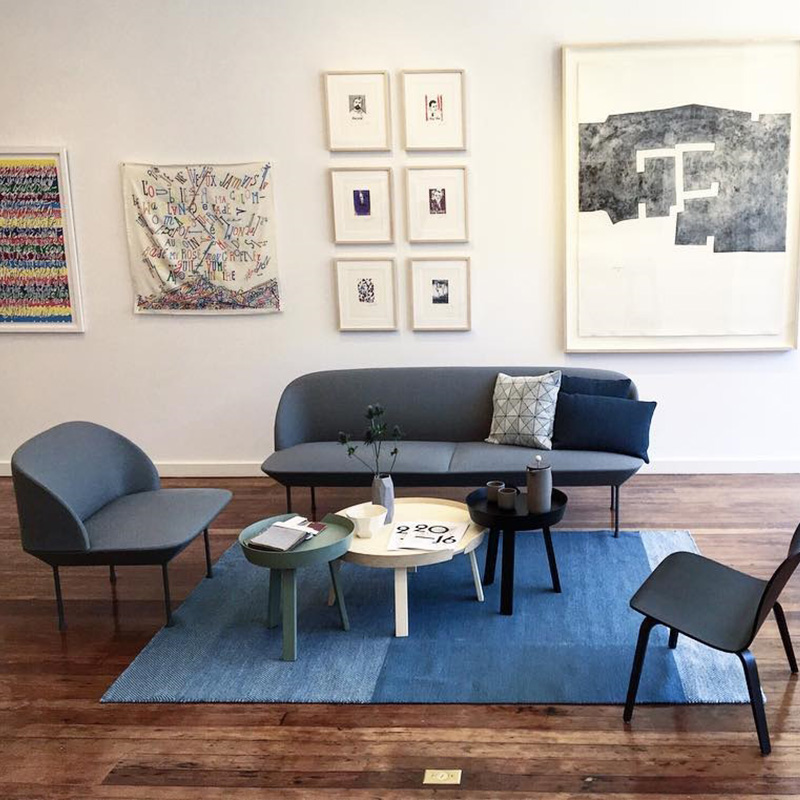 muuto丹麦双人小户型客厅沙发