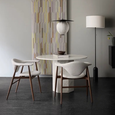 GUBI软垫实木餐椅大纳米进口