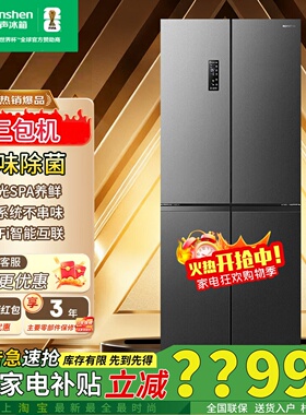 容声513升IDP双净双系统冰箱BCD-513WD15FPA十字门变频无霜三包机