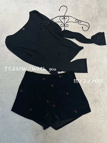 26ss早秋新款withyou小众设计师品牌予你上衣搭配裤子