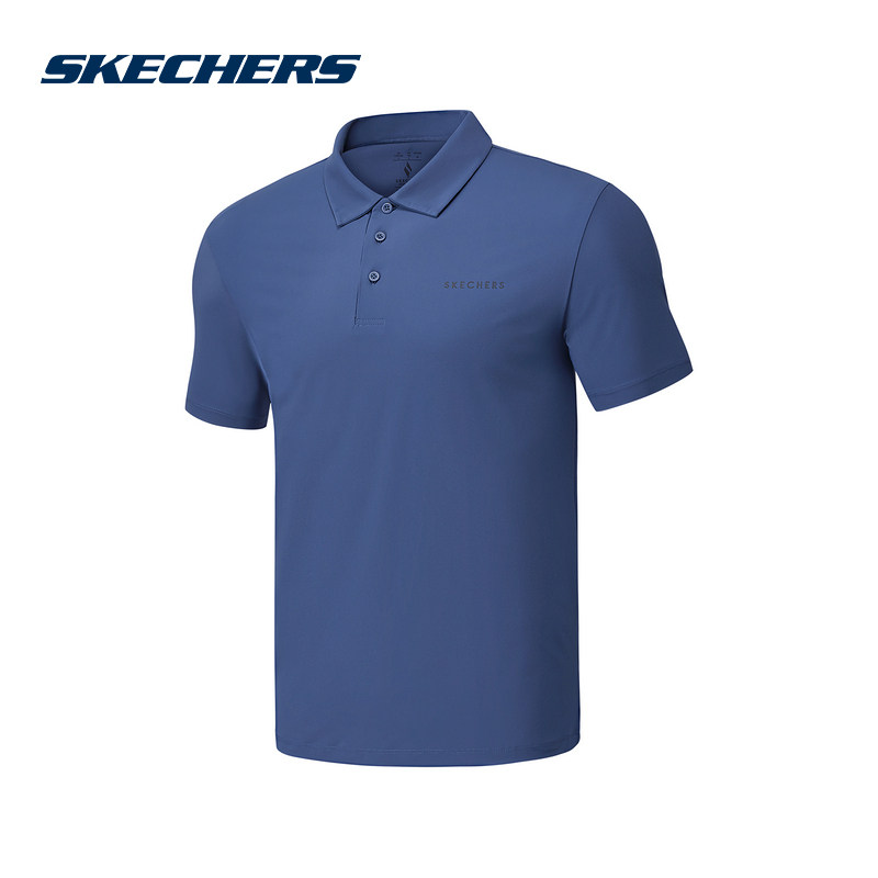 Skechers斯凯奇夏季新款男士运动百搭针织短袖POLO衫T恤P225M085,运动服/休闲服装,运动POLO衫,淘宝优惠券,粉丝福利购,淘宝优惠卷