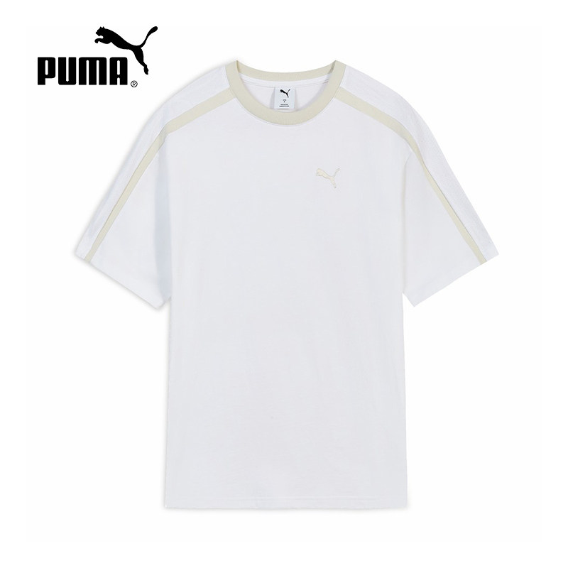 PUMA彪马张凌赫同款夏季新款男休闲运动上衣宽松短袖T恤638457-02图片