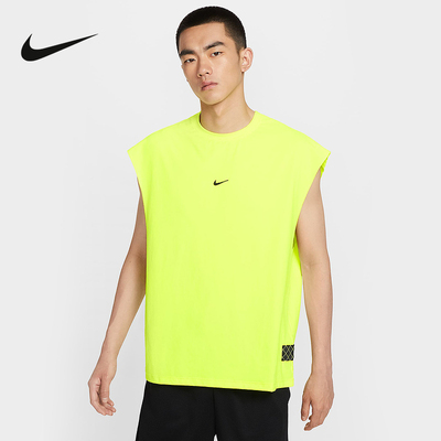Nike耐克背心男夏新款篮球运动服训练速干透气印花球衣HV1889-702