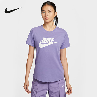 527 DX7907 NIKE耐克女短袖 25夏ESSENTIALS印花T恤休闲柔软针织衫