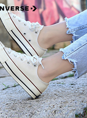 CONVERSE匡威帆布鞋男女夏季新款Chuck 70米色低帮情侣款162062C