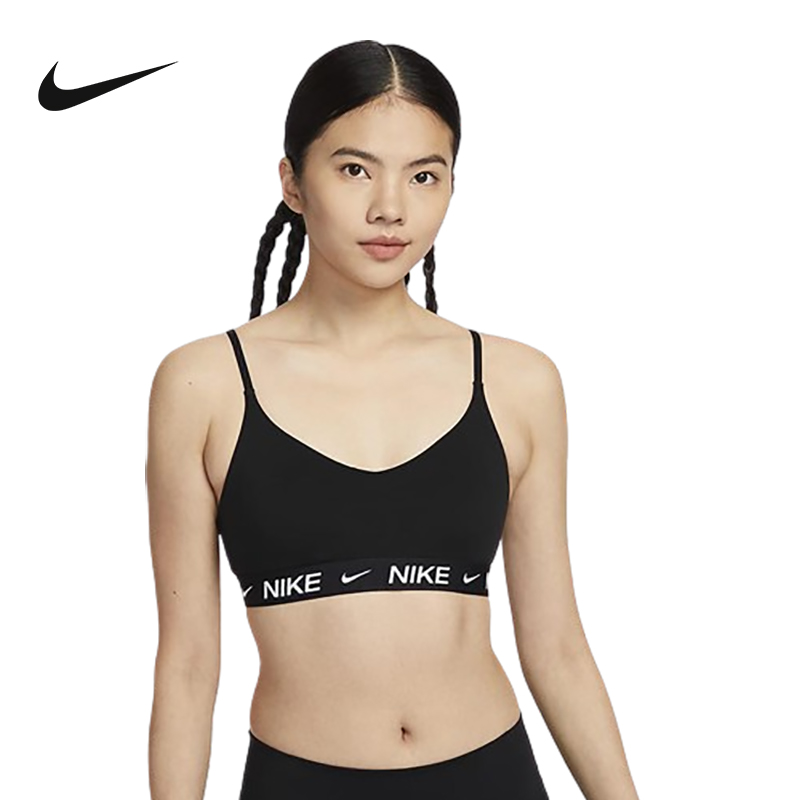 Nike耐克INDY女胸衣可调节低强度支撑速干衬垫运动内衣FD1063-011