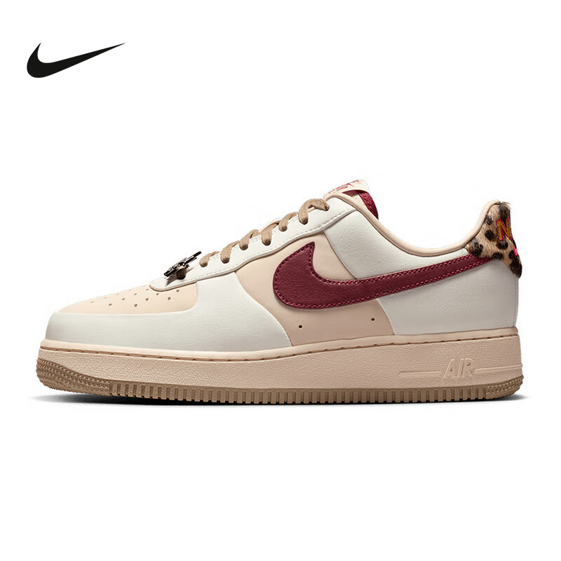 Nike耐克女鞋AIR FORCE 1 豹纹空军一号运动休闲鞋板鞋IM7510-262