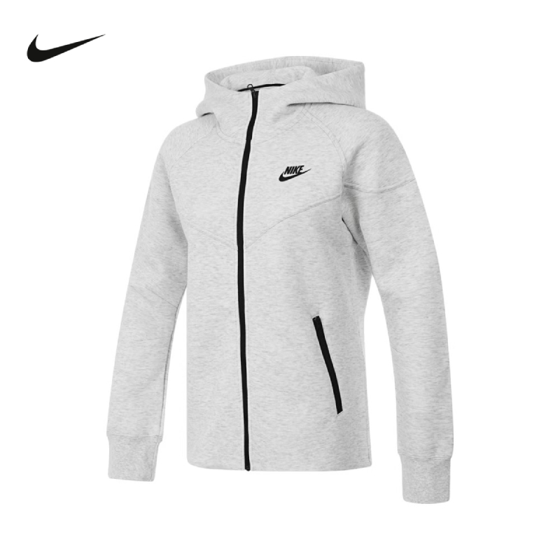 NIKE耐克女子秋新款休闲薄款日常百搭连帽运动夹克外套FB8339-013