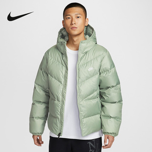Nike耐克羽绒服男子750蓬夹克冬季新款宽松防泼水外套HQ7791-370