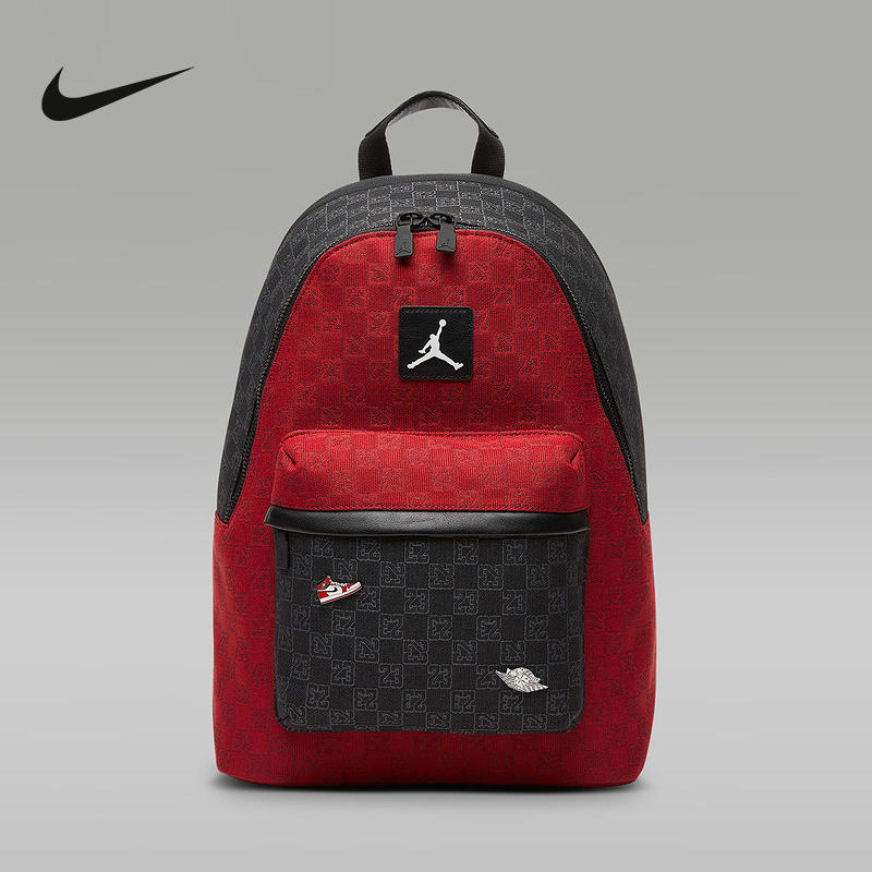 NIKE耐克JORDAN男女包学生书包休闲运动包印花双肩背包FJ