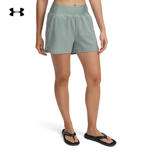 348 1383556 UA安德玛春夏款 Fusion系列女子垂钓运动舒适梭织短裤