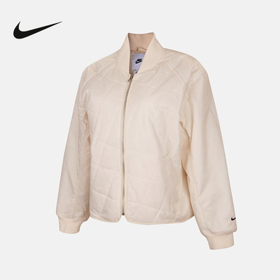NIKE耐克外套女子薄棉服26春新款棉衣防风立领运动夹克IF0343-103