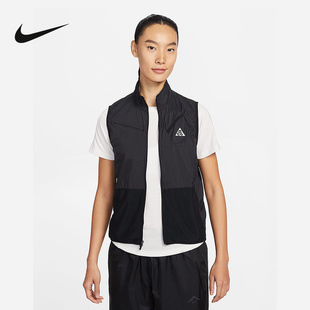 NIKE耐克反光ACG女子越野跑步马甲2026春运动梭织背心 IO9771-010