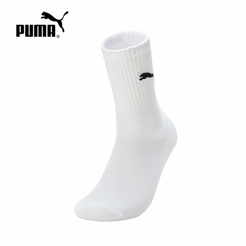 PUMA彪马2026冬男女袜透气舒适运动休闲袜中筒袜一双装 947643-02