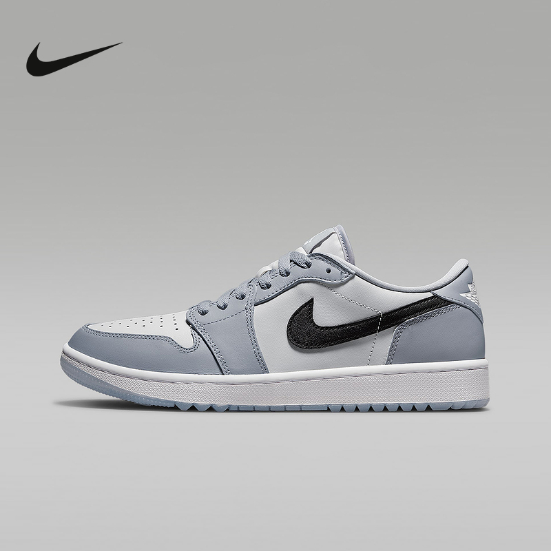 耐克Air Jordan 1 AJ1 灰白色男子复古篮球鞋低帮板鞋DD9315-002