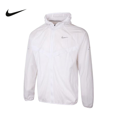 NIKE耐克皮肤衣外套2025夏季男子连帽透气速干梭织夹克HV4549-100