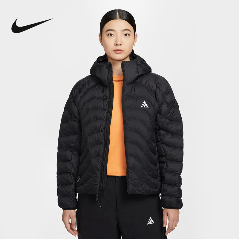 NIKE耐克ACG棉服外套女冬新款保暖户外连帽棉衣P棉夹克HM9964-010