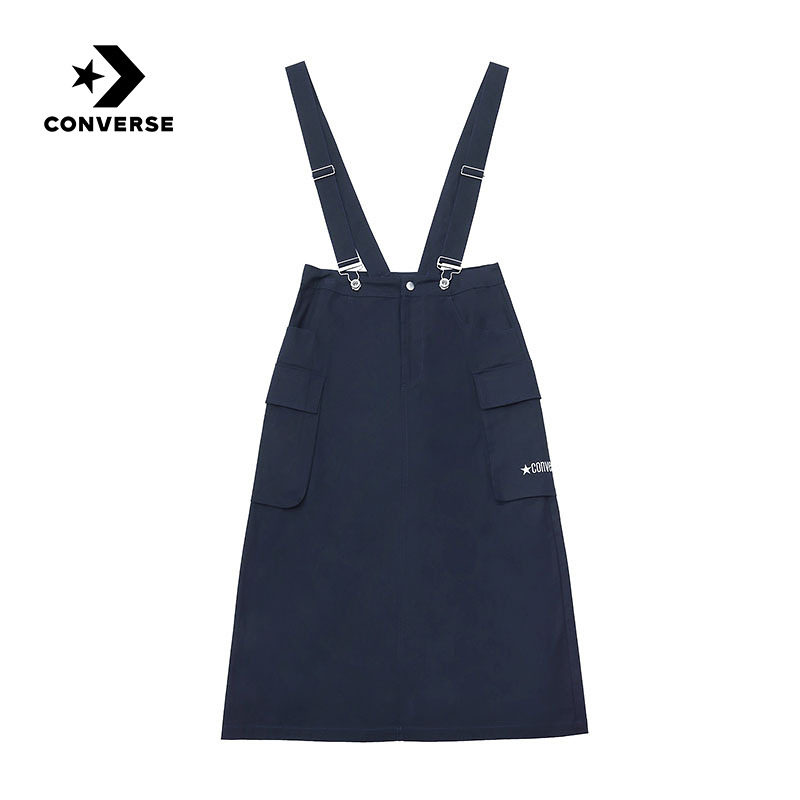 Converse匡威2026夏女背带裙多口袋运动休闲半身裙 WC