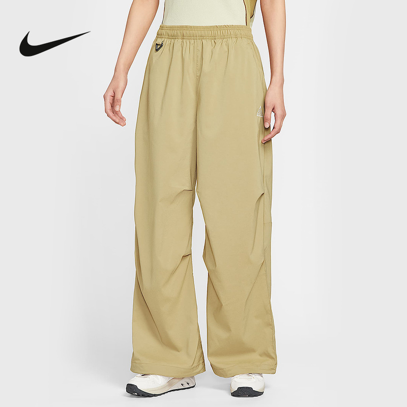 耐克Nike ACG女长裤户外机能遮阳褶皱可束脚宽松运动裤FV7320-297