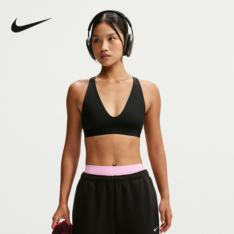 NIKE耐克运动内衣女子速干低强度支撑健身BRA冬季新款 IV4913-010