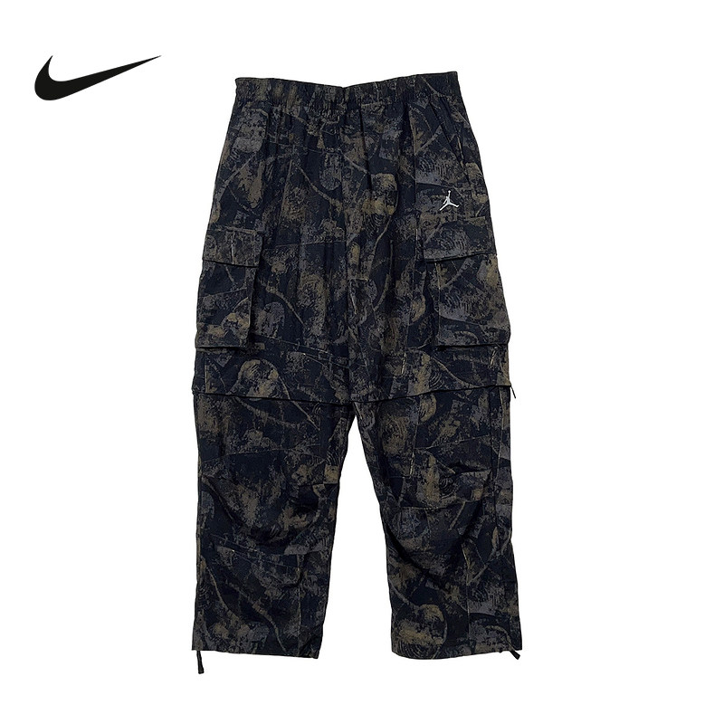 JORDAN耐克运动长裤男2026新款篮球宽松薄款迷彩工装裤IF1882-010,运动服/休闲服装,运动长裤,淘宝优惠券,粉丝福利购,淘宝优惠卷
