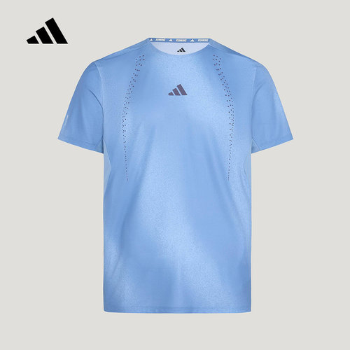 adidas阿迪达斯跑步速干运动服2026春男Climacool短袖T恤 KY5051
