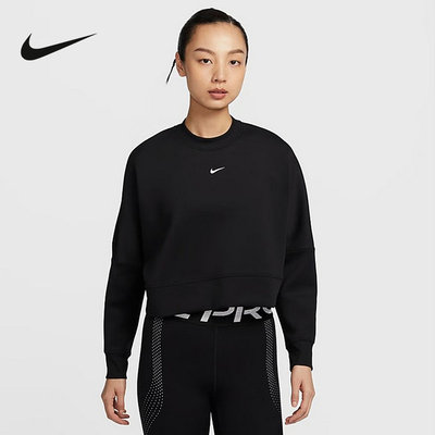 NIKE耐克2025春季女款针织套头衫运动休闲套头衫卫衣 HJ1187-010