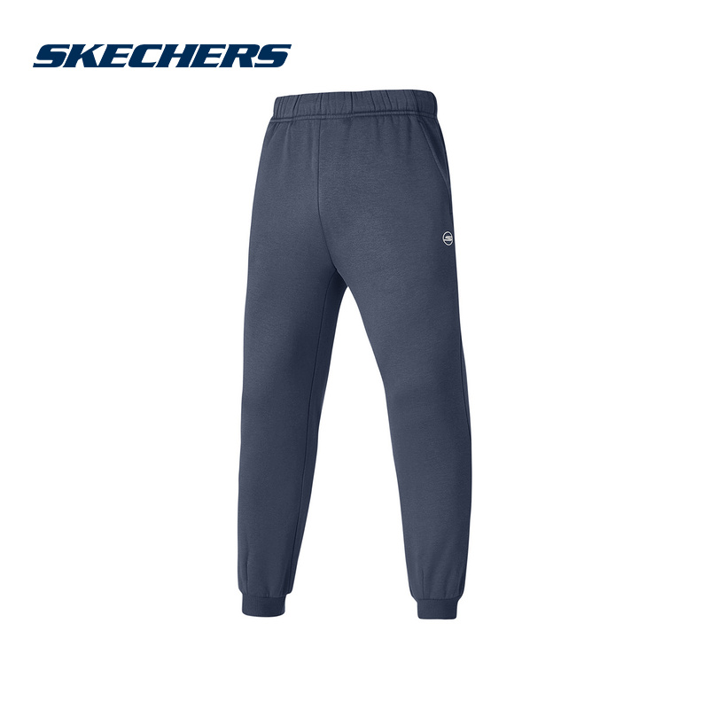 Skechers斯凯奇秋冬男款长裤休闲宽松束脚裤运动裤 P424M082/026R
