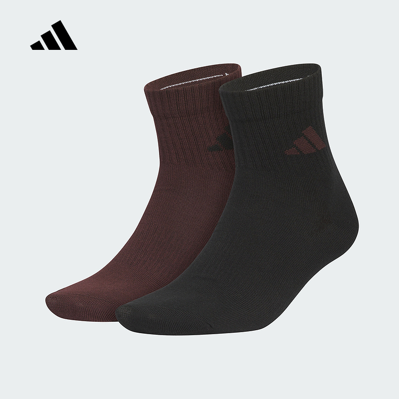 adidas阿迪达斯男女MID CREW 2PP休闲袜子KC1501