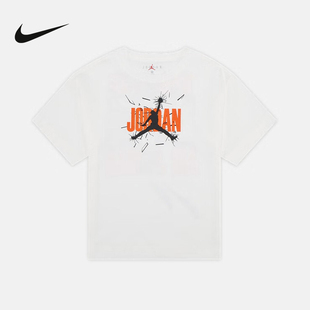 IO3252 针织衫 133 棉质短袖 Jordan耐克幼童T恤夏扣碎篮板图案新款