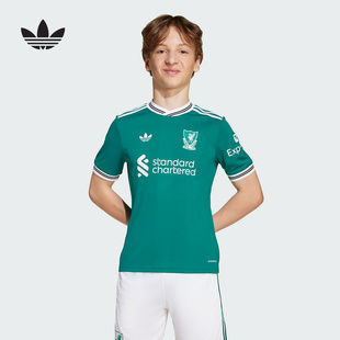 adidas阿迪达斯利物浦LIVERPOOL大童球衣2025秋足球短袖T恤JV6468