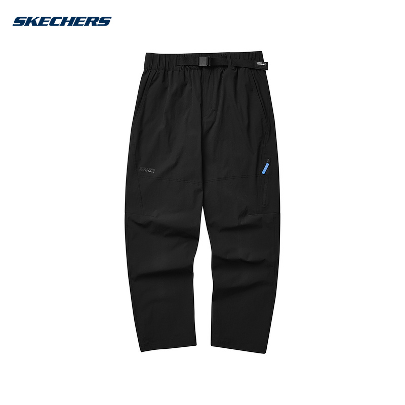 SKECHERS斯凯奇夏季男子宽松舒适休闲运动梭织长裤L224M006-0018