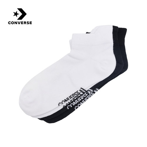 Converse匡威2026春男女同款短袜舒适透气运动休闲袜 UC0792-001