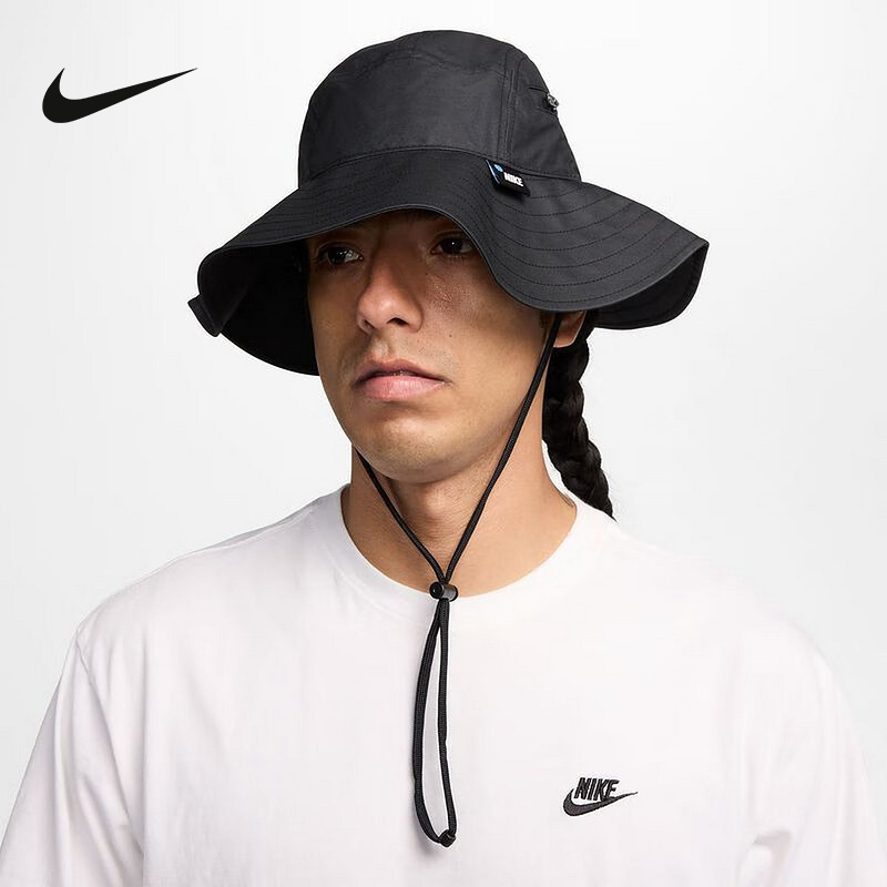 Nike耐克帽子遮阳帽夏季新款男女同款运动休闲渔夫帽 HJ7135-010