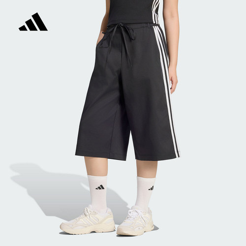 adidas阿迪达斯2026秋女舞动系列凉感七分运动裤休闲短裤 KZ4207