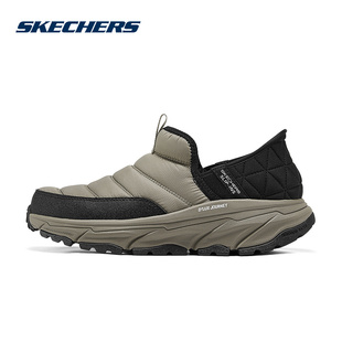 Skechers斯凯奇2024冬男防滑耐磨舒适运动休闲鞋 237196C-TNBK