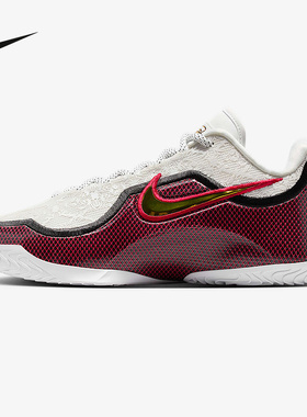 耐克男鞋詹姆斯惊艳首秀LEBRON 23 白红实战场上篮球鞋IB9563-100