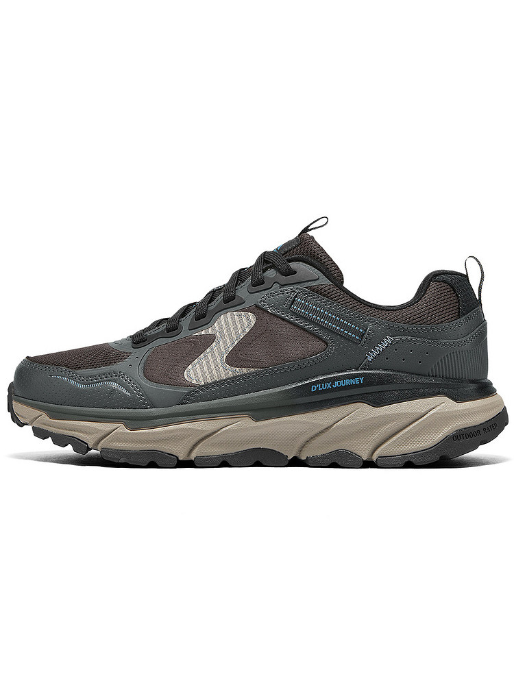 Skechers 2025 Spring Men's Shoes Retro Casual Shoes Thick-Soled Cushioning Outdoor Sports Shoes 237415