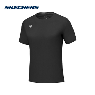 P225W158 女士防晒舒适透气针织半袖 0018 T恤25夏新款 斯凯奇短袖