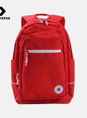匡威Converse新款红色双肩背包男女学生书包休闲旅行包UA5897-F97