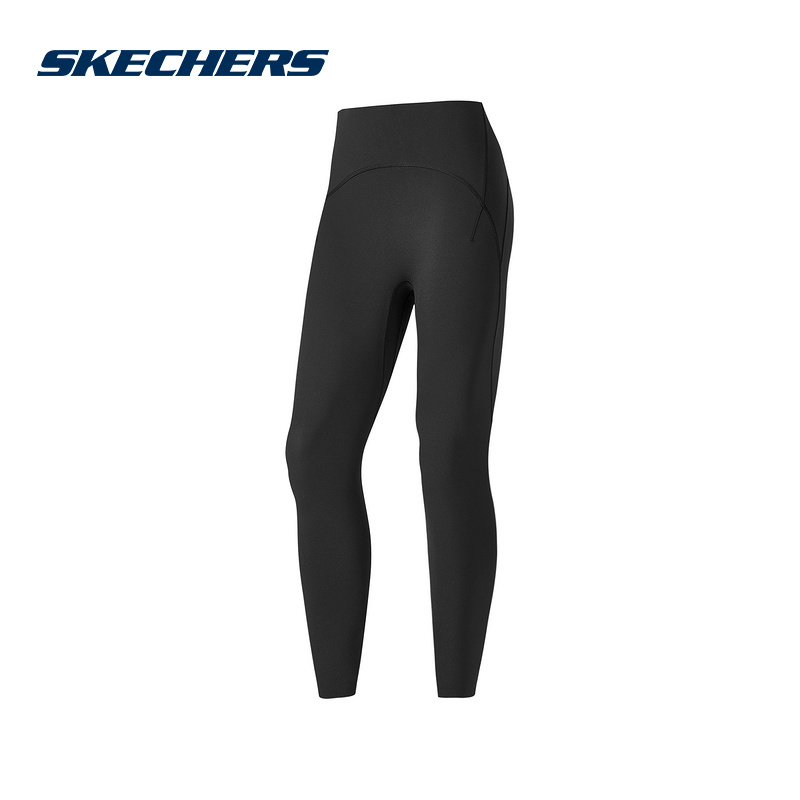 Skechers斯凯奇秋冬女子九分裤运动训练紧身长裤 P324W060/03B6