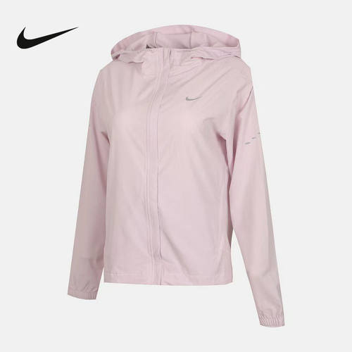 Nike耐克夏季新款女子休闲梭织夹克拒水可收纳跑步夹克HQ0651-583