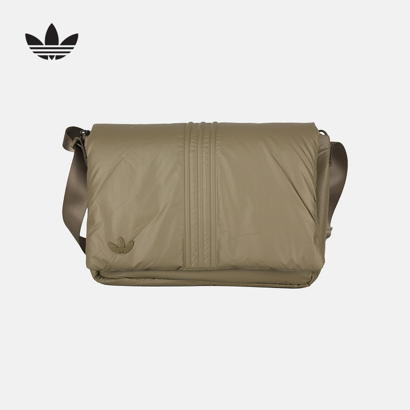 adidas阿迪达斯三叶草邮差包翻盖单肩包26春男女时尚斜挎包K